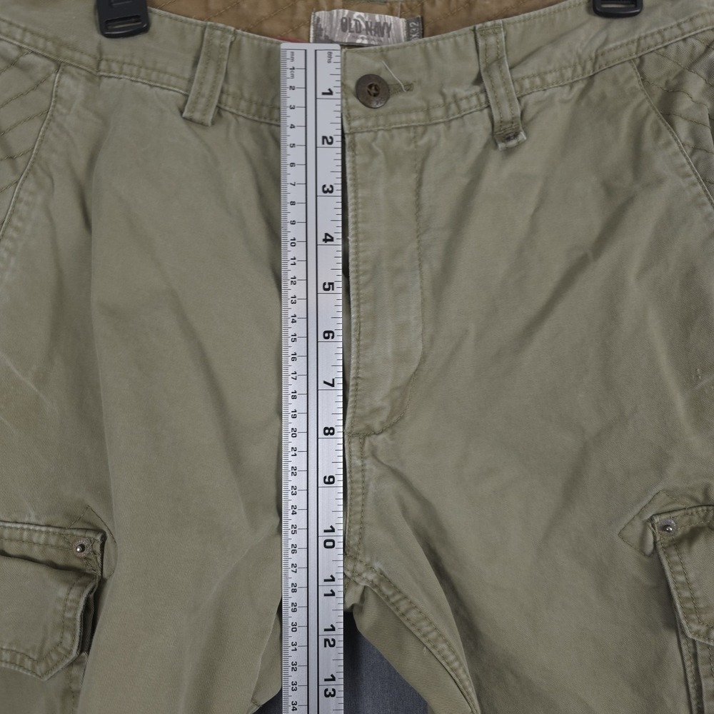 Vintage Old Navy Military Cargo Pants Mens 30x32 (Fits 30x31) Green Y2K Skater - Picture 5 of 16